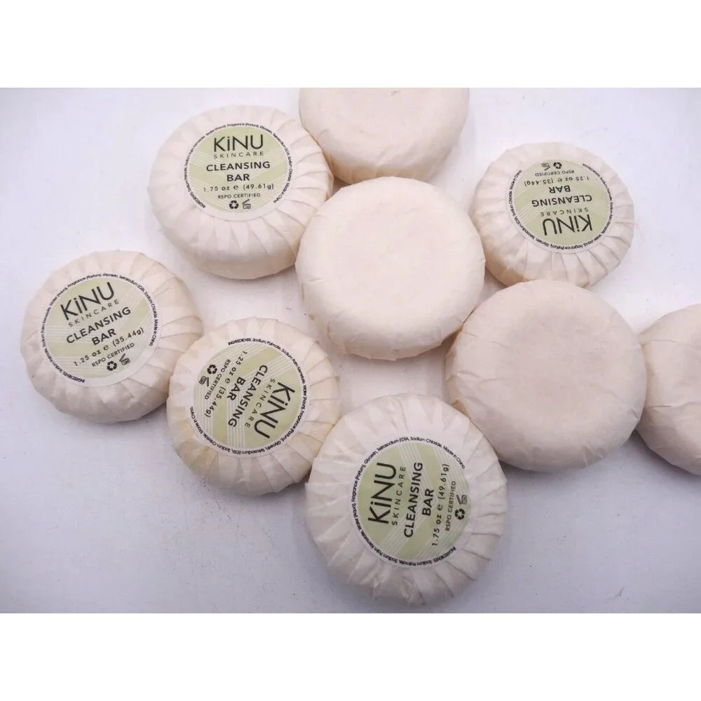 Kinu lot of 9 Travel Soap 1.75 & 1.25 Oz Cleansing Bar‎  New Sealed